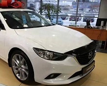Дефлектор капота темный для Mazda 6 III (GJ) Рестайлинг
