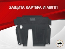Защита картера и МКПП для Renault Sandero I