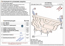 Защита картера и КПП для Volkswagen Tiguan III (China Market)