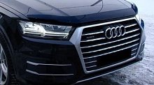 Дефлектор капота темный для Audi Q7 II (4M)