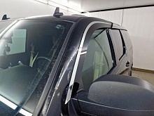 Дефлекторы окон 2D с хром накладками 6 шт. под наклоном удлиненная версия для Cadillac Escalade III