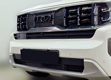 Комлпект защитных сеток радиатора верх 4 части,центр 3 части и низ для Kia Mohave I Рестайлинг 2