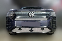 Комлпект защитных сеток радиатора верх с камерой и низ 2 части для Volkswagen Teramont II (China Market)